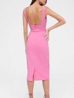 Mia Midi Dress - Pink for rent on The Volte - image 2