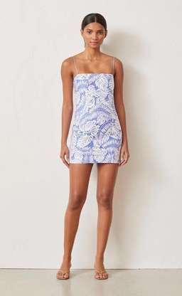 Bec & Bridge Banana Leaf Mini Dress
