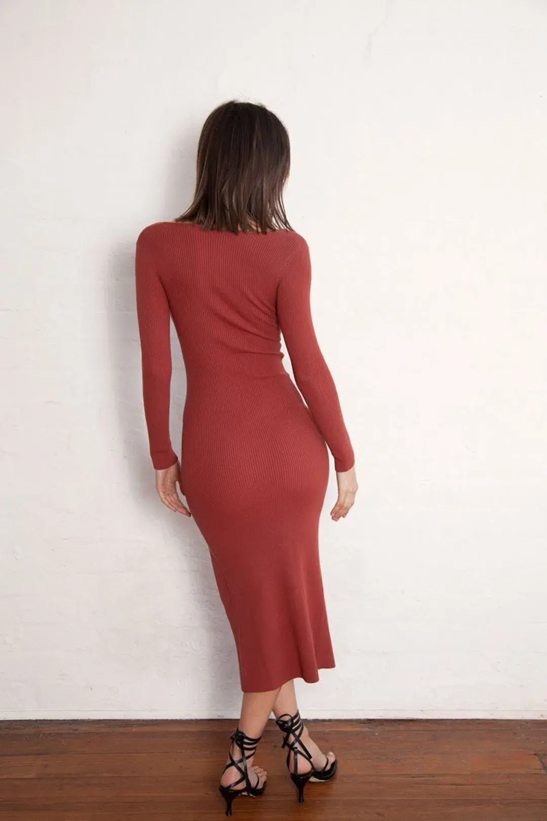 Henne Lola Dress Red Size 6 for rent on The Volte - main image
