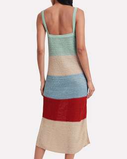 Suboo Lucy Knitted Wide Stripe Midi dress for rent on The Volte - image 3