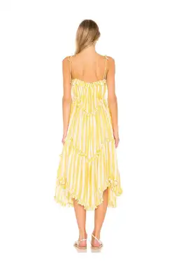 Zimmermann Lumino Floating Stripe Dress Yellow Size 2 / Au 12 for rent on The Volte - image 3