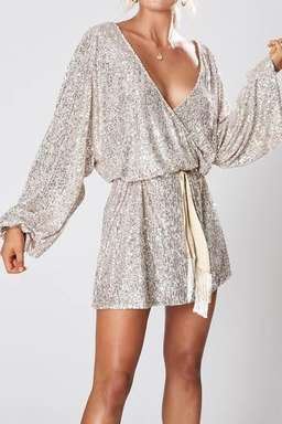 Broadway Silver Dress for rent on The Volte - image 2