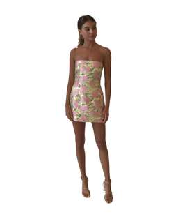 Bec & Bridge - Meet you at the Disco Dress / Metallic Pink Gold 8 for rent on The Volte - image 2