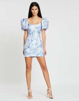 Bec & Bridge - Banana Leaf Mini Dress - Size 8 for rent on The Volte - image 6