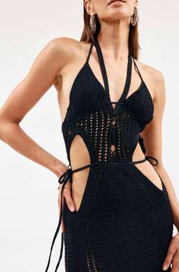 Dion Lee Crotchet Tie Butterfly Dress for rent on The Volte - image 4