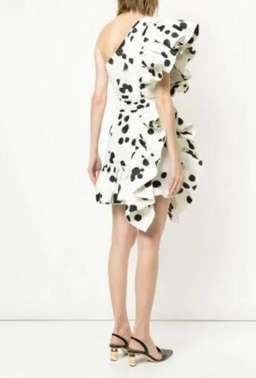 Aje Beronia Black and White Dress Size 10