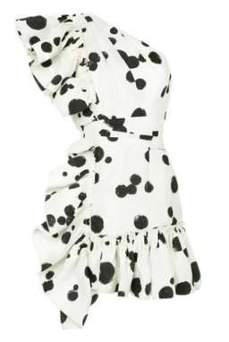 Aje Beronia Black and White Dress Size 10