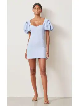 Bec & Bridge Anika Mini Dress Sky Blue Size AU 6 for rent on The Volte - image 1