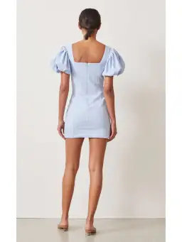 Bec & Bridge Anika Mini Dress Sky Blue Size AU 6 for rent on The Volte - image 2