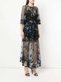 Alice McCall Marigold Gown Blue/Black Size 4 for rent on The Volte - image 1