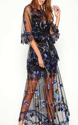 Alice McCall Marigold Gown Blue/Black Size 4 for rent on The Volte - image 2