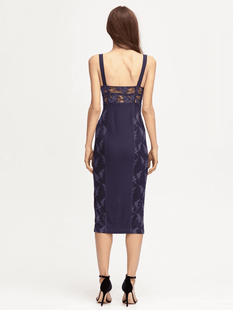 Alice McCall Loveland Indigo Midi Dress for rent on The Volte - main image
