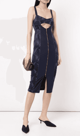 Alice McCall Loveland Indigo Midi Dress for rent on The Volte - image 3