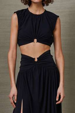 Bec & Bridge Black Minx Top and Skirt Set