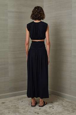 Bec & Bridge Black Minx Top and Skirt Set