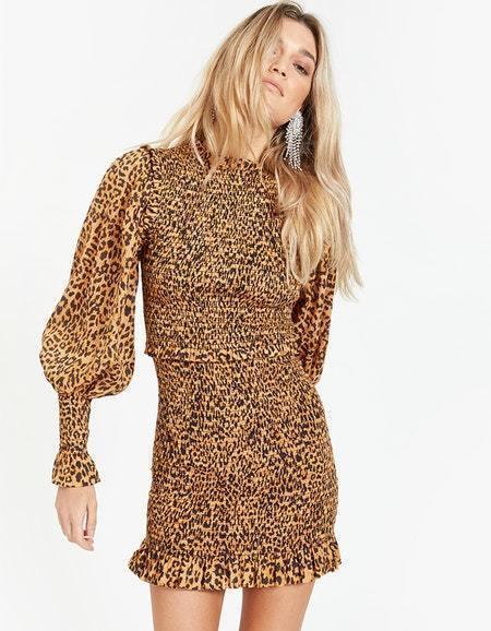 Bec & Bridge Lions Den Mini Dress Print Size AU 6 for rent on The Volte - main image