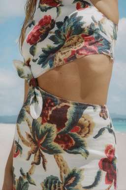 Sir the Label Ambroise knot midi dress Size 1