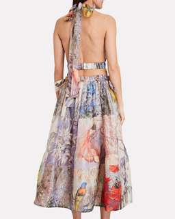 Zimmerman Botanica Halter Gown Floral Size 1 for rent on The Volte - image 2