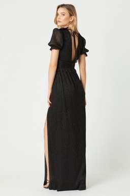 Black Short Sleeve Gown for rent on The Volte - image 2