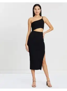Bec & Bridge Darling Midi Dress Black Size AU 6 for rent on The Volte - image 1