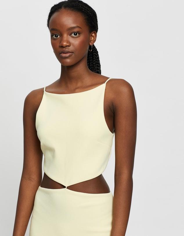 Bec and Bridge Scout Midi Cut Out Dress for rent on The Volte - main image