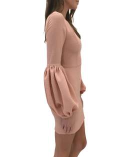 Rebecca Vallance Ambrosia Gather Sleeve Mini Pink Dress size 6 for rent on The Volte - image 3