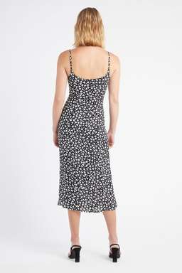 Kookai Black Lily Midi Dress Size 8