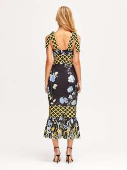 Alice McCall - Flower Girl Midi Strap Dress Black Floral 6 for rent on The Volte - image 3