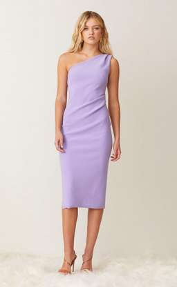 Bec and Bridge Gemma Asym Midi Dress Violet Size 6 for rent on The Volte - image 3