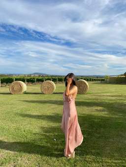 One Fell Swoop- Audrey dress in dusty rose