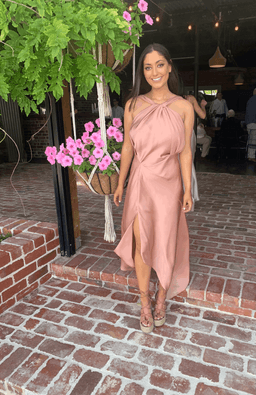 One Fell Swoop- Audrey dress in dusty rose