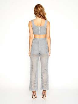 Alice McCall - Cosmic Top & Beautiful and Dangerous Pants Silver Size 8 for rent on The Volte - image 4