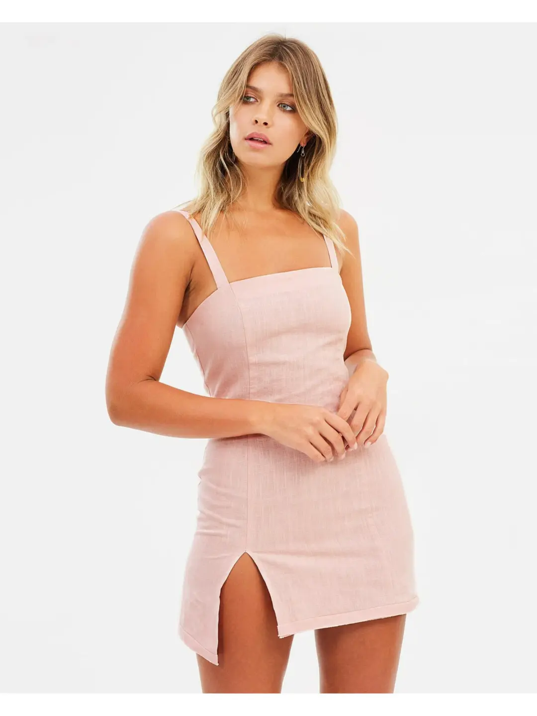 Bec & Bridge Evie Rose Mini Dress Pink Size AU 6 for rent on The Volte - main image