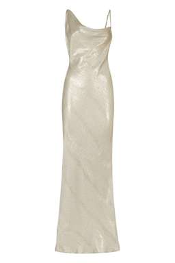 "Rat & Boa" Gaia slip dress, silver snake, size 10, RRP $395