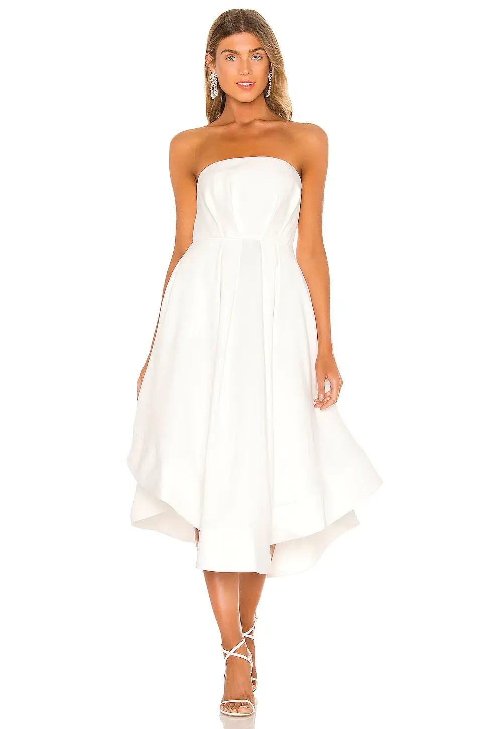 C/MEO Collective Vibrant Dress White Size L for rent on The Volte - main image