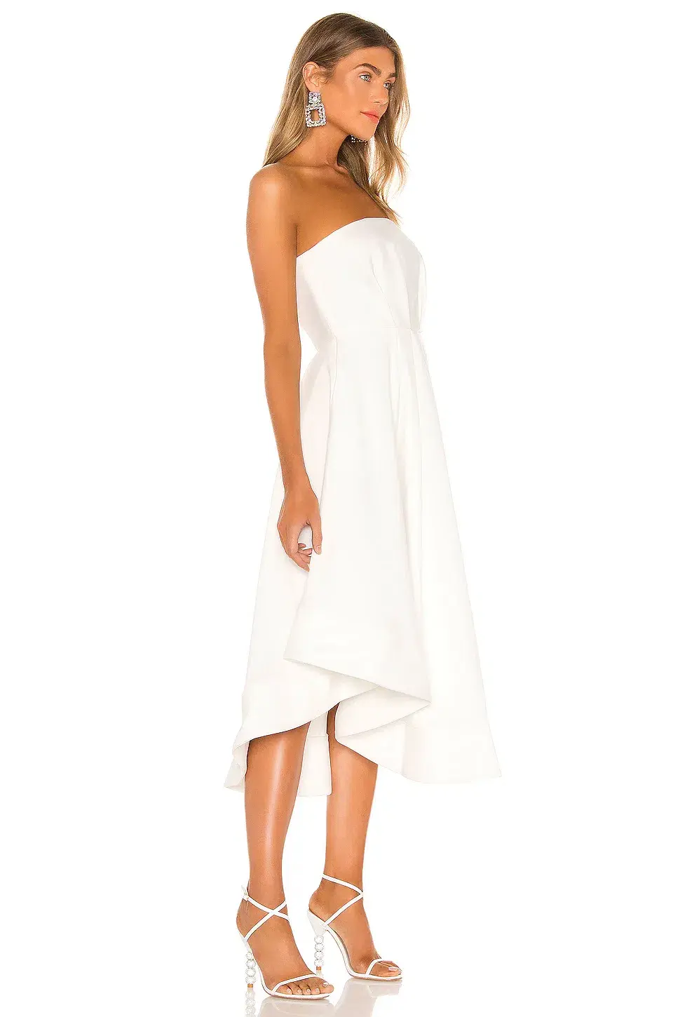 C/MEO Collective Vibrant Dress White Size L for rent on The Volte - main image