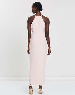 Shona Joy Core High Neck Ruched Dress