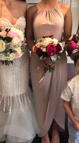 Shona Joy Core High Neck Ruched Dress