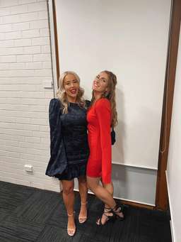 Elle Zeitoune Ellara ink dress