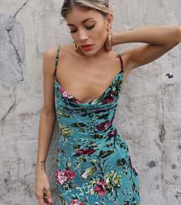 Rat & Boa The Leila Dress Green Size 8 for rent on The Volte - image 2