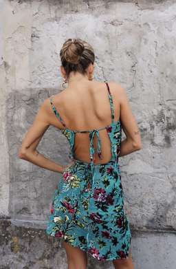 Rat & Boa The Leila Dress Green Size 8 for rent on The Volte - image 3