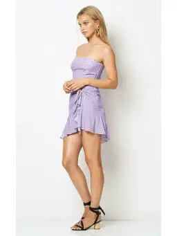 Bec & Bridge Miami Heart Dress Purple Size AU 6 for rent on The Volte - image 2