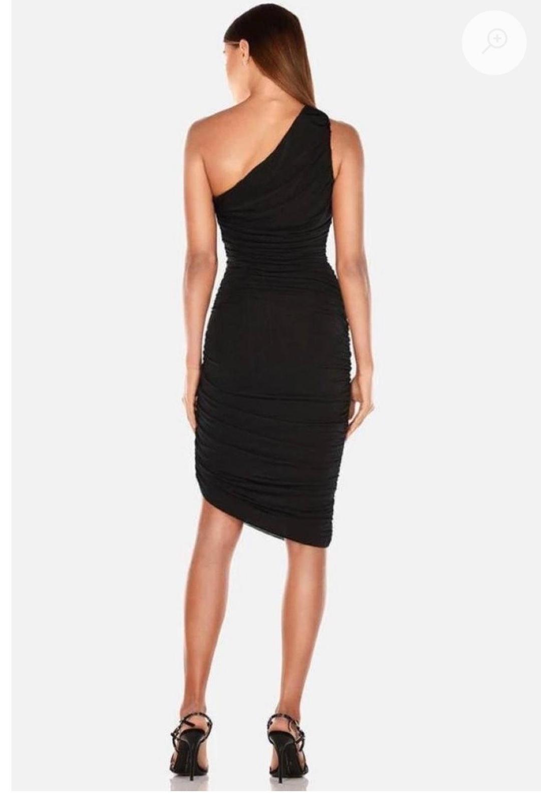 MISHA Jasey Dress Black Size 8 for rent on The Volte - main image