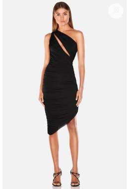 MISHA Jasey Dress Black Size 8 for rent on The Volte - image 1