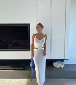 Devon Windsor Vienna Dress White Size 10 for rent on The Volte - image 1