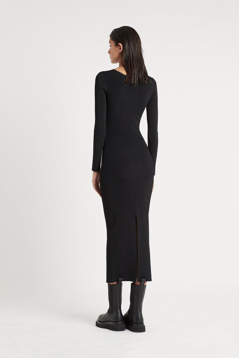 Sir The Label Celle Reversible Dress Midi Black | AU 10 for rent on The Volte - main image
