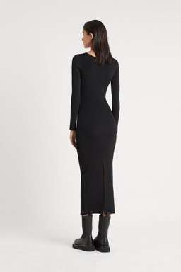 Sir The Label Celle Reversible Dress Midi Black | AU 10 for rent on The Volte - image 3