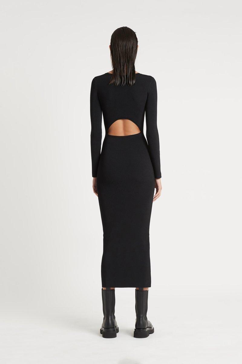 Sir The Label Celle Reversible Dress Midi Black | AU 10 for rent on The Volte - main image
