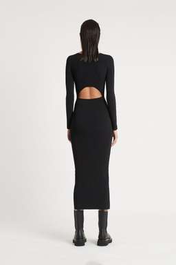 Sir The Label Celle Reversible Dress Midi Black | AU 10 for rent on The Volte - image 5