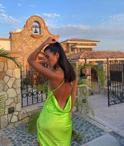 Rat & Boa Lima Dress in Lime Green Size 8 for rent on The Volte - image 6